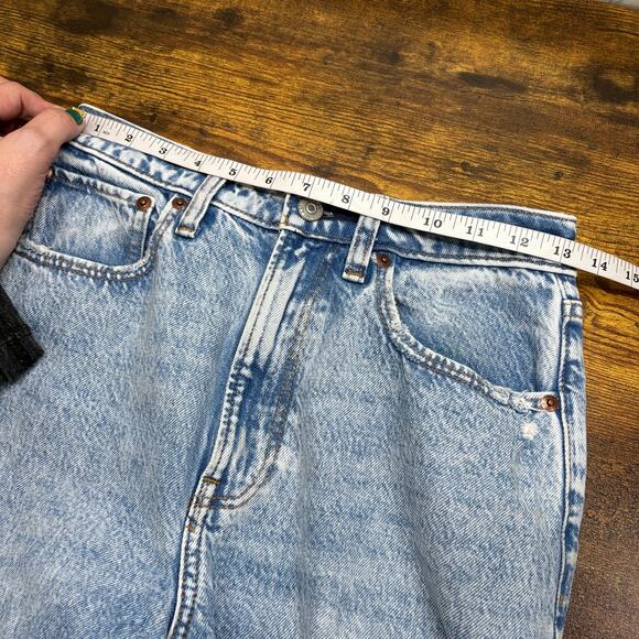 Abercrombie & Fitch Size 26 / 2 Short Jeans High Rise Curve Love Relaxed 90s Fit - Picture 15 of 16